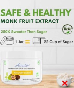 Monk Fruit as a Sugar Substitute